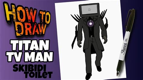 How To Draw Titan Tv Man Skibidi Toilet Step By Step Easy And | My XXX ...