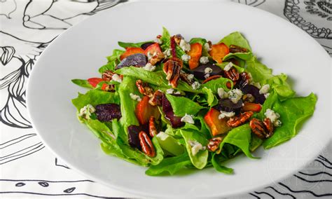 Dandelion Salad with Beets & Blue Cheese