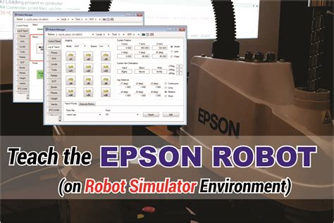 EPSON Robot Teaching (On Robot Simulator Environment) | Robotics University