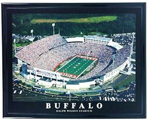 Amazon.com: NFL Framed Football Buffalo Bills Ralph Wilson Stadium Wall ...