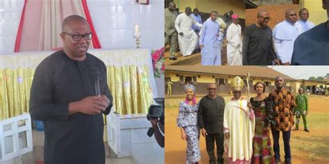 Peter Obi & family celebrate christmas in church with prison Inmates ...