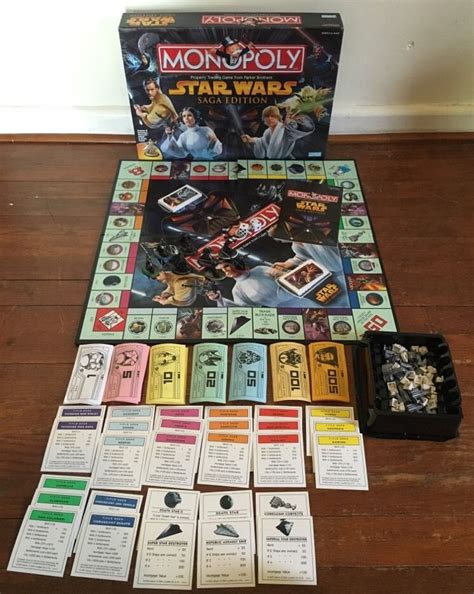 Monopoly Star Wars Saga Edition Board Family Game 2005 Complete | Family Game Night | Family ...