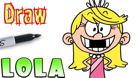 How to Draw Lola | Loud House - YouTube