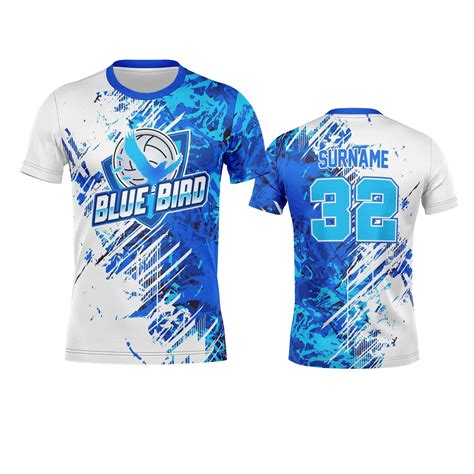 BLUEBIRD01 VOLLEYBALL PLAYER NEW TRENDY JERSEY SHIRT FREE CUSTOMIZE OF ...