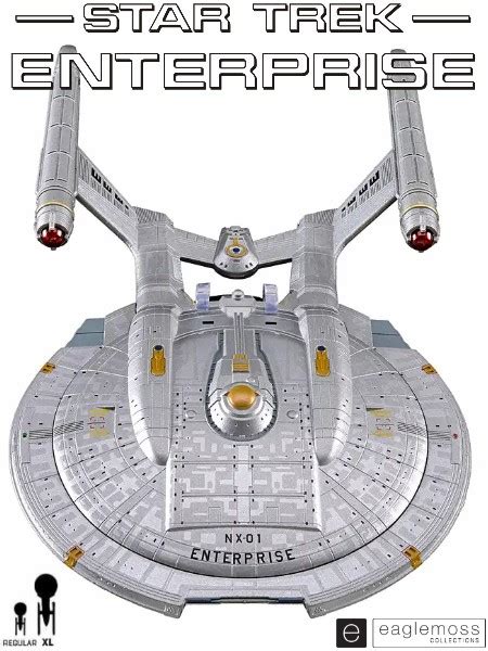 Eaglemoss Star Trek Enterprise NX-01 XL Ship Replica, Razors Edge ...