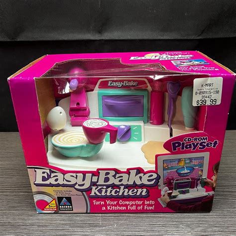 Vintage Easy Bake Kitchen CD-Rom Playset With Original Box 1999 Hasbro NO DISC | #4543350841