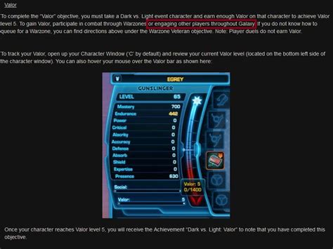 .Open World Pvp and Valor? : r/swtor