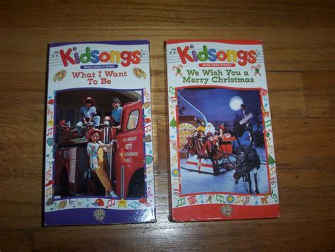 KIDSONGS VHS VIDEOS WHAT I WANT TO BE & WE WISH YOU A MERRY CHRISTMAS on PopScreen