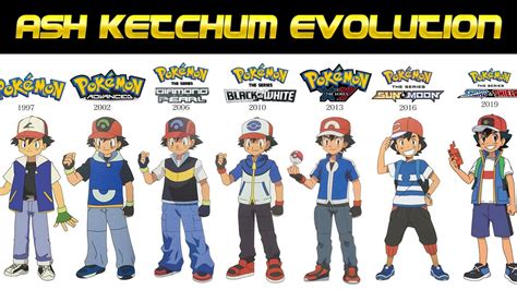 Evolution Of Ash Ketchum Youtube - Riset