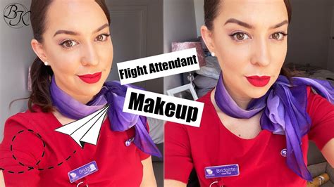 Flight Attendant Makeup | Cabin Crew Makeup Tutorial for Interview & Everyday Flying - YouTube