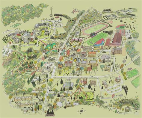 Pin by kate farquhar on Place Space Case | Campus map, Campus, College