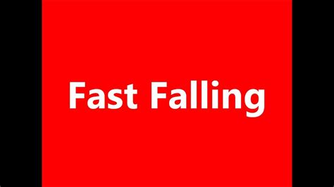 Cartoon Fast Falling Sound Effect - YouTube