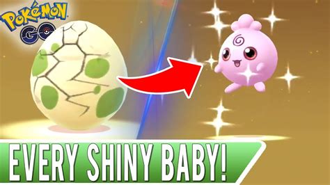 Hatching Every Shiny Baby Available in Pokemon GO! - YouTube