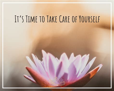 It's Time to Take Care of Yourself - Self Odyssey