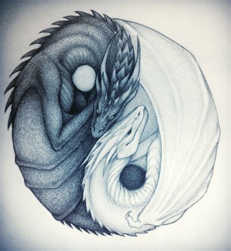 The 25+ best Dragon yin yang tattoo ideas on Pinterest