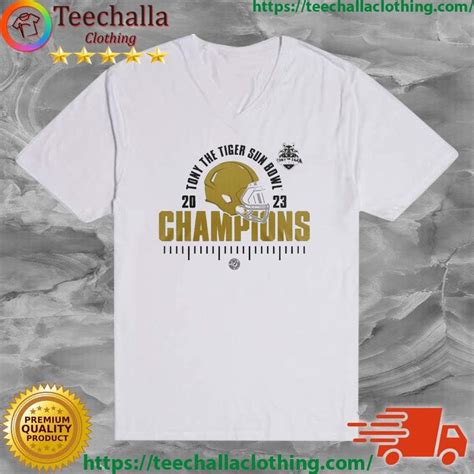 Notre Dame Fighting Irish 2023 Tony The Tiger Sun Bowl Champions Shirt ...