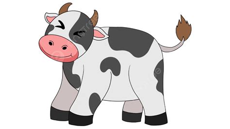 Gambar Kartun Sapi Tersenyum Lucu Lembu Kartun Sapi Kartun Png | Images ...