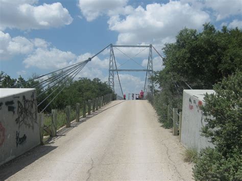 Regency Suspension Bridge outside of San Saba, TX. Make sure you hook a ...