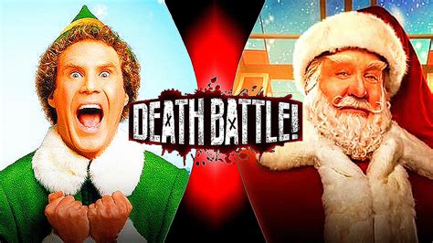 Buddy The Elf vs Tim Allen Santa Clause (Elf vs The Santa Clause ...