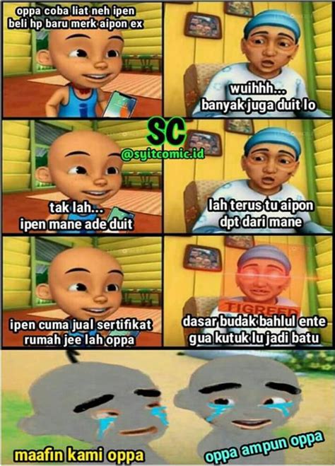 10 Meme Lucu Upin Ipin Ini Bikin Suasana Jadi Ceria