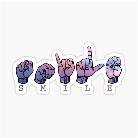 "ASL fingerspelling" Sticker for Sale by Jennaviveart | Sign language art, Sign language ...