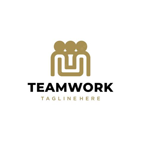 Premium Vector | Creative people teamwork unity logo design