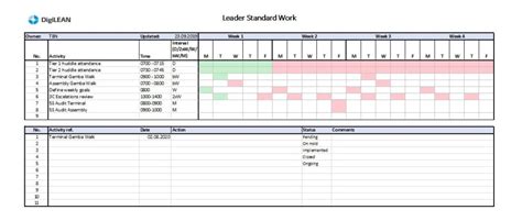 What is Leader Standard Work? – DigiLEAN