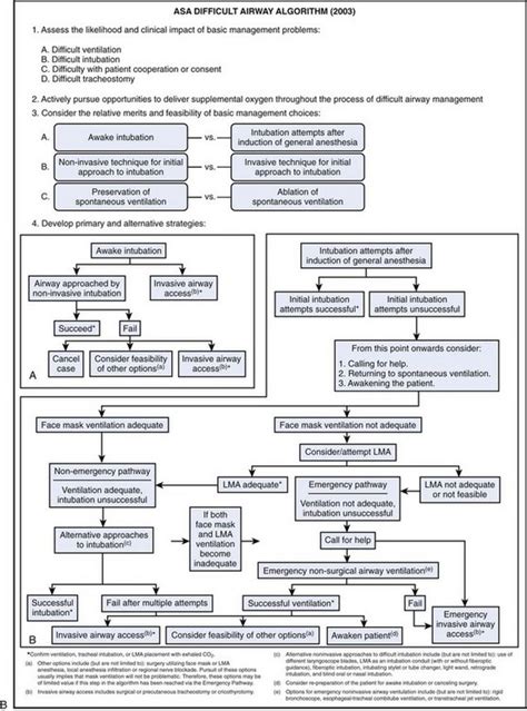 The ASA Difficult Airway Algorithm: Analysis and Presentation of a New Algorithm | Clinical Gate