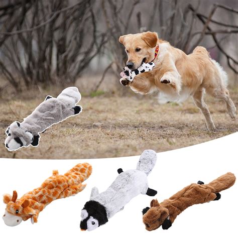 Zioy Pet Chew Toy Funny Interactive Soft Plush Bite-resistant Fastener Tape Opening Teeth ...