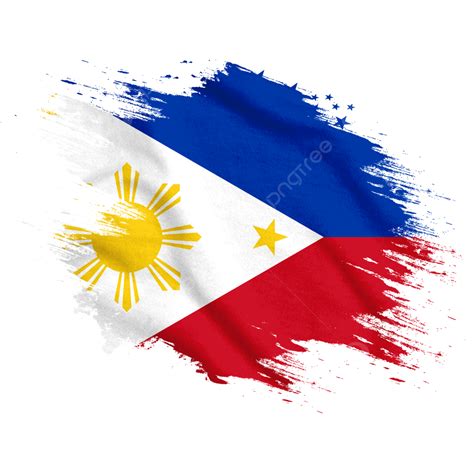 Philippines New Watercolor Flag Brush, Philippines, Flag, Philippines ...