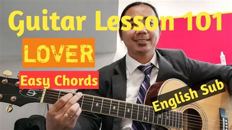 Guitar Tutorial EASY CHORDS "Lover" by Taylor Swift - YouTube