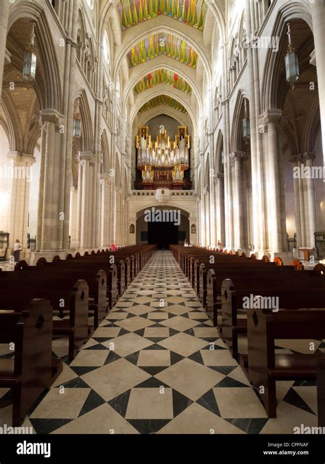 Almudena Cathedral interior, Madrid, Spain Stock Photo - Alamy