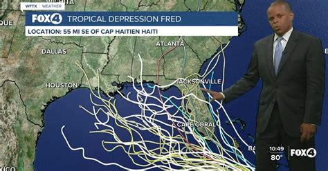 FORECAST: More PM storms...watching Fred