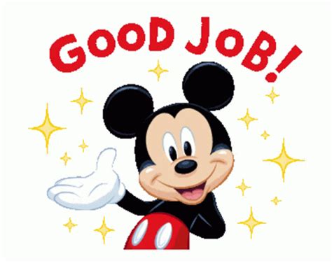 Mickey Mouse Good Job GIF - Mickey Mouse Good Job Nice Work - Discover & Share GIFs