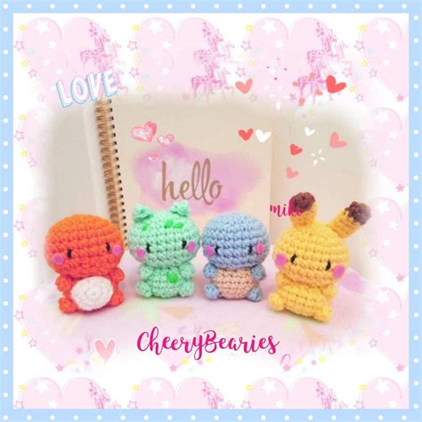 PDF Pattern Adorable Pokemon Amigurumi Pokemon Plush Pikachu | Etsy