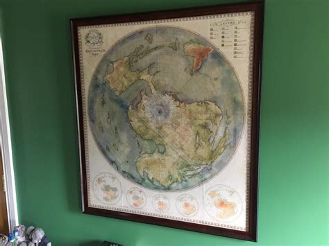 Finally got my discworld map mounted and framed. I'm very happy! : r ...