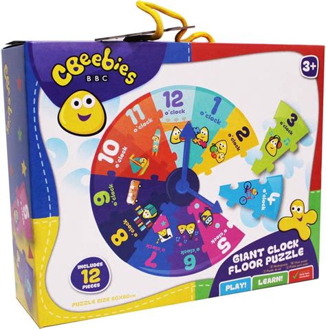 CBeebies Giant Clock Floor Puzzle: Amazon.co.uk: Toys & Games