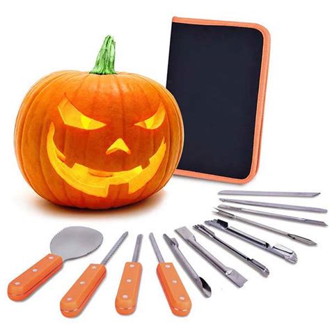 The Stainless Steel Halloween Pumpkin Carving Kit | Gadgetsin