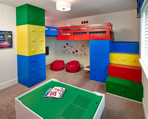 fun bedroom built-ins for kids - Google Search | Lego bedroom, Lego room, Lego kids room