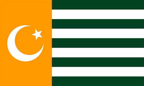 I did a redesign of the flag of the Azad Jammu and Kashmir region of Pakistan. : r/vexillology