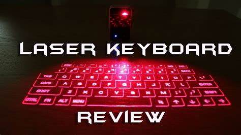 Laser Projection Keyboard Review - YouTube