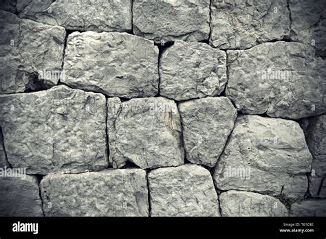 Texture of ancient stone wall Stock Photo - Alamy