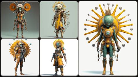 ArtStation - 210 Solarpunk Character (Full Body) Reference Pack | 4K | v.25 | Artworks