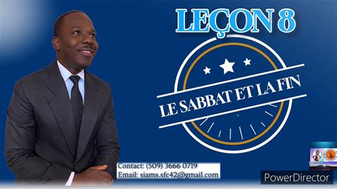 LEÇON 8 #MERCREDI - CRÉATION, SABBAT ET FIN DES TEMPS #LEÇON DE L’ÉCOLE ...