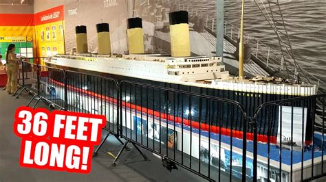 World's Largest LEGO Titanic! 500,000 Pieces & 11 Meters/36 Feet ...