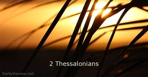 2 Thessalonians - NKJV - DailyVerses.net