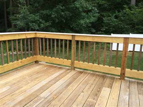 DIY Deck Railing Design Bring your deck back to life Reclaimed: 5/4 ...