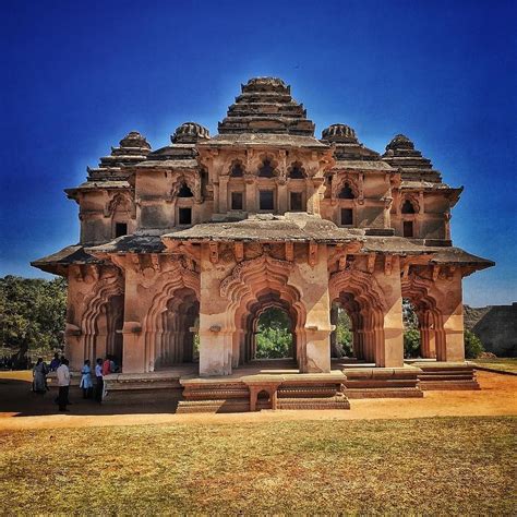 Lotus Mahal This has to be one of the most photogenic structures in Hampi. Its made with all the ...