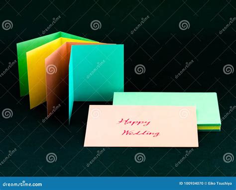 Message Card for Your Family and Friends; Happy Wedding Stock Photo - Image of flower, heart ...