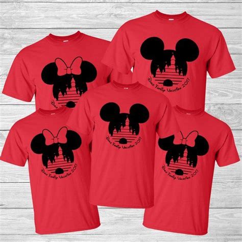 2019 Disney Matching Tee - Cinderella's Castle - Magic Kingdom | Family vacation shirts, Disney ...